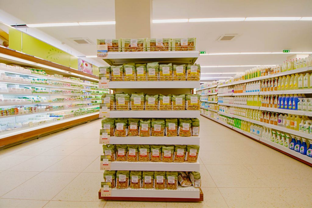 supermercato bio a tirana per la vendita di prodotti biologici