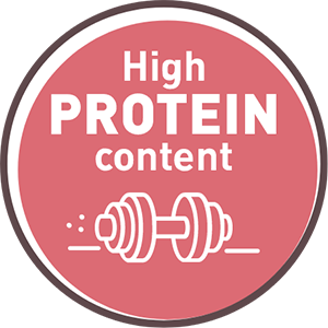 high protein content