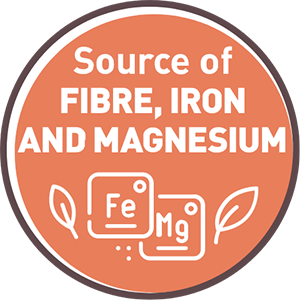 source of fibre iron and-magnesium